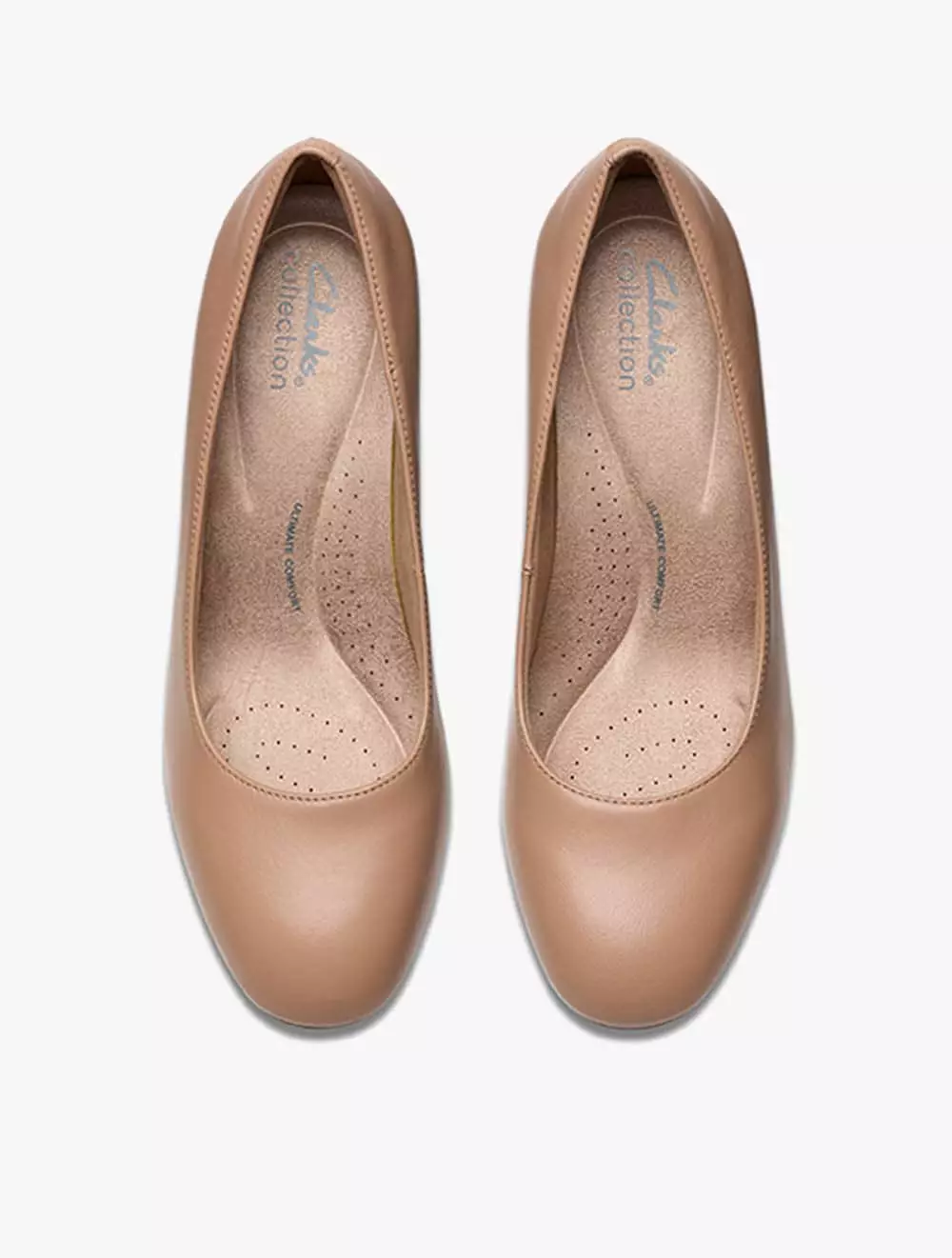 Clarks Olivette Pearl Beige Leather