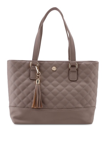 Buy Vincci Quilted Bag Zalora Hk