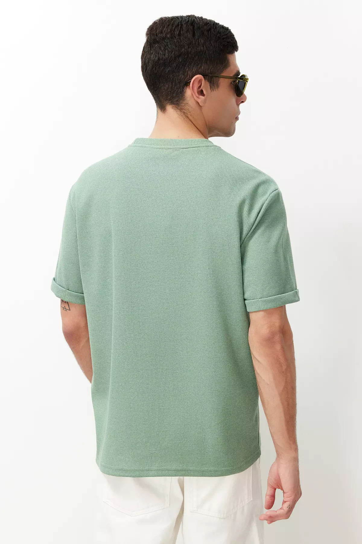 Waffle Knit T-Shirt