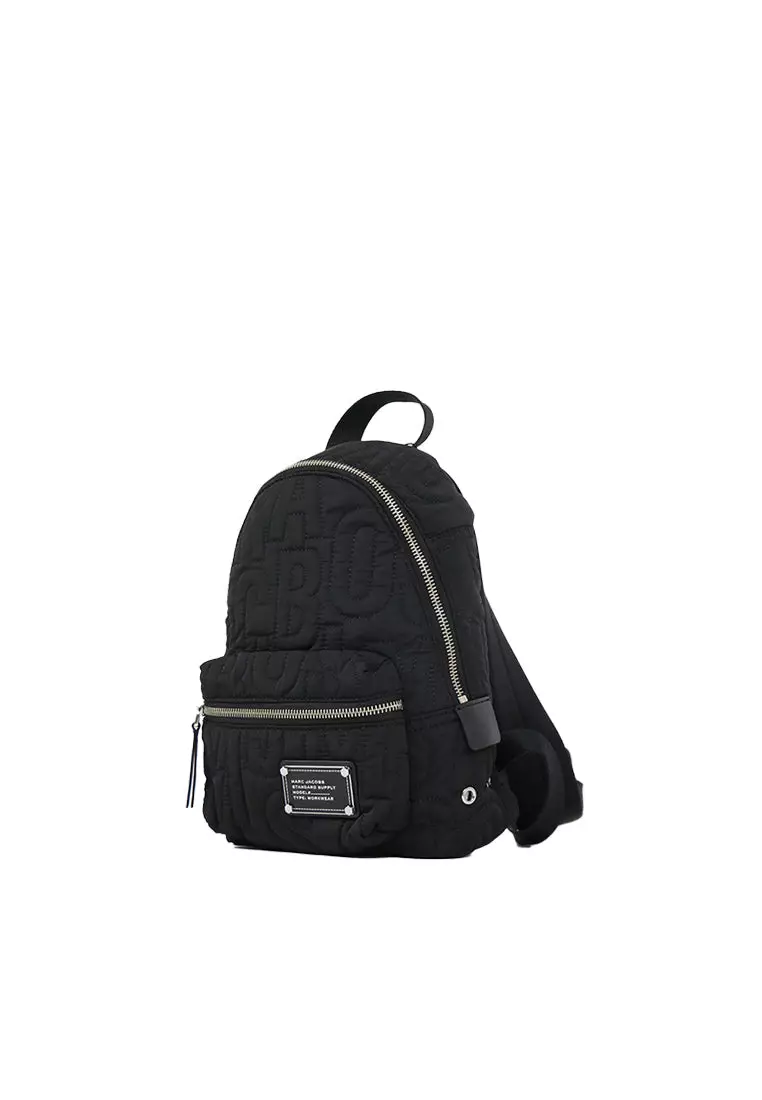 Marc Jacobs Mini Nylon Quilted Backpack In Black 4S4HBP002H02
