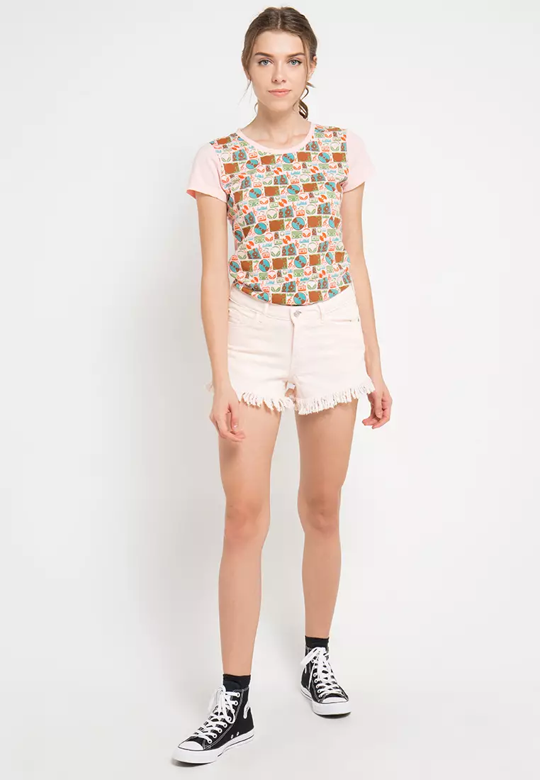 Print Dj Headphone short sleeve Tshirt