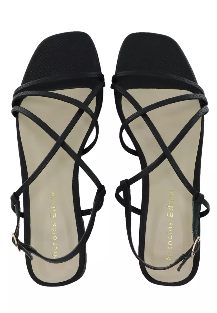 Nicholas Edison Heel Sakura Black