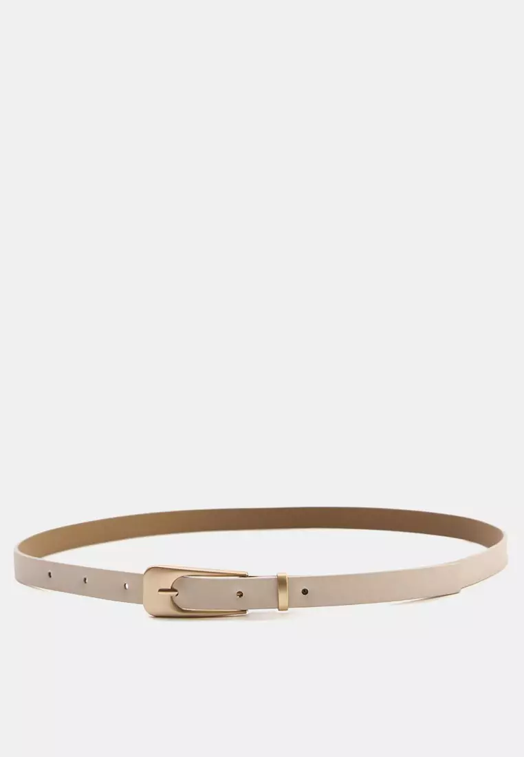 Black/Beige Double Pack Slim Women'S Ke Belt Woss25Ke00010