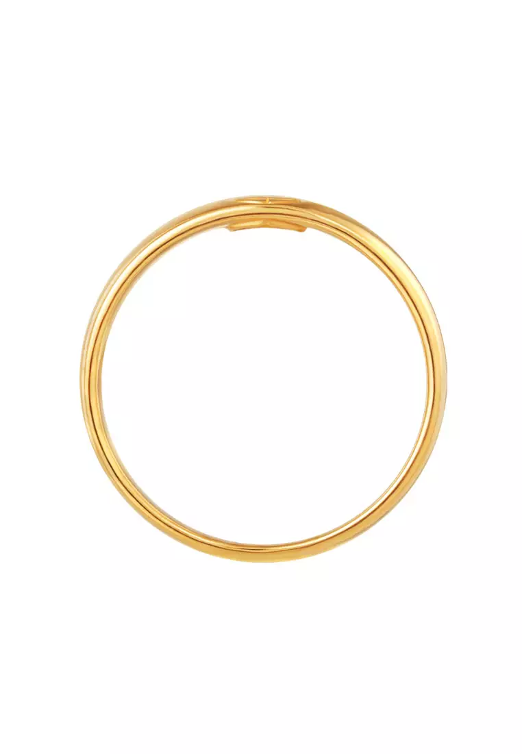 TOMEI Fortune Ring Unisex, Yellow Gold 916