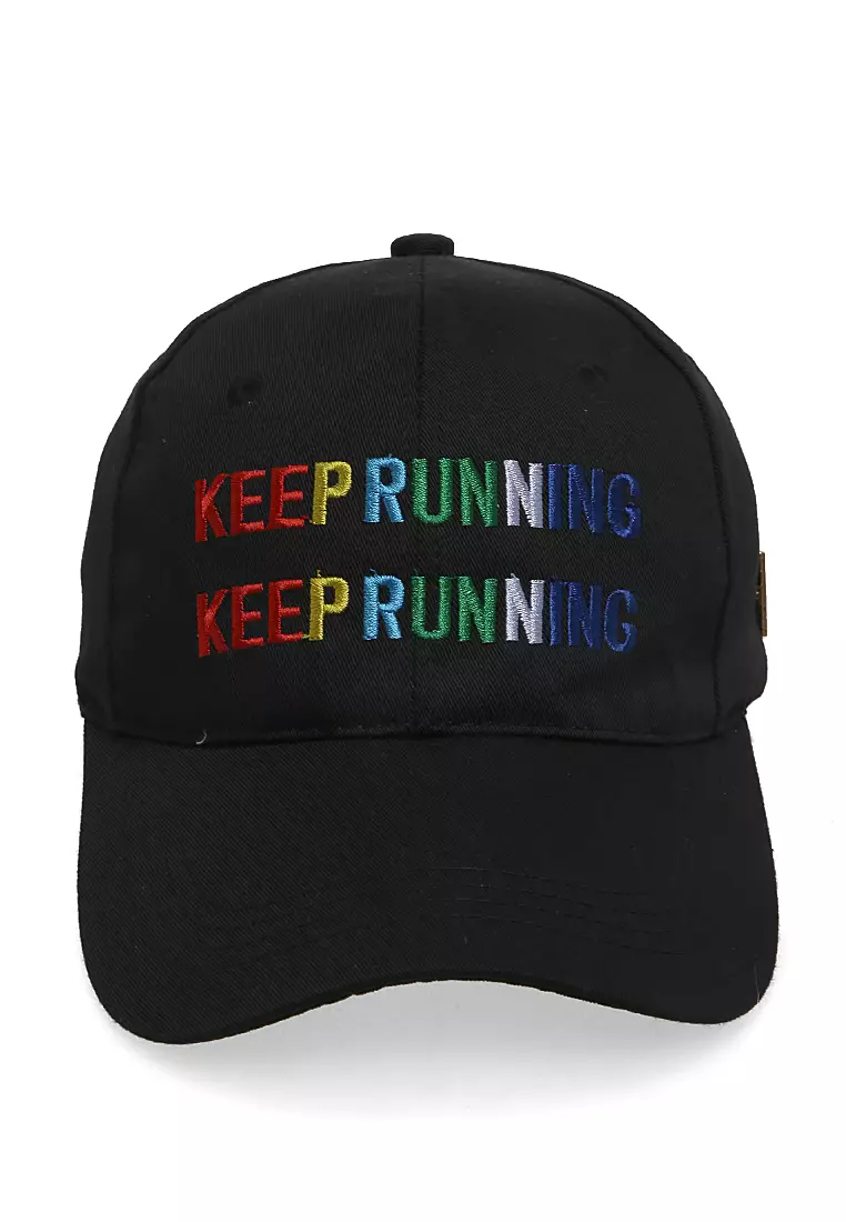 Drsh Topi Cap Snapback Baseball Unisex Creative Design Material Cotton ORIGINAL - Black