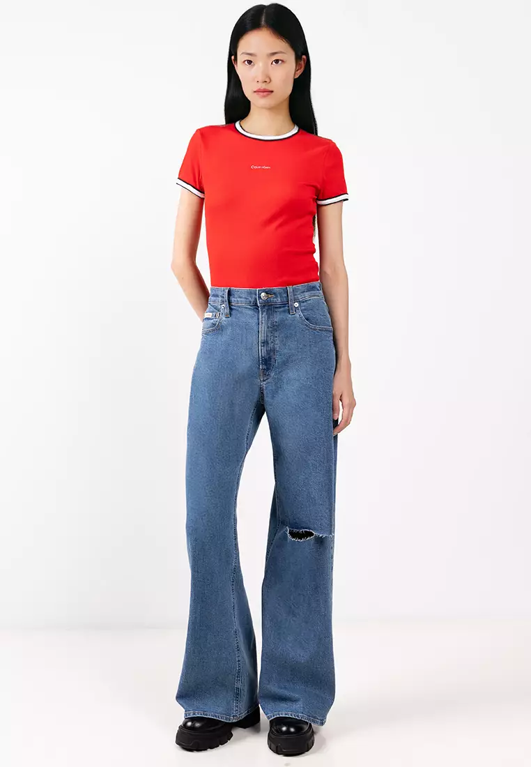 Ultra High Wide Leg Blue Jay Jeans