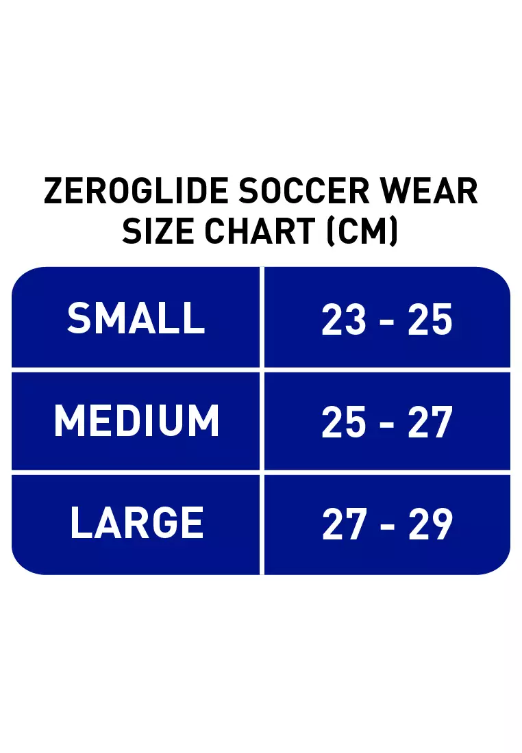 Zeroglide Short Socks Black Soccer Wear