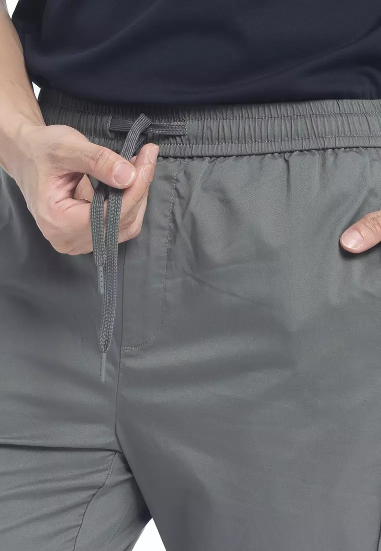 Men's Tanboocel Foldable Hem Straight Crop Pants