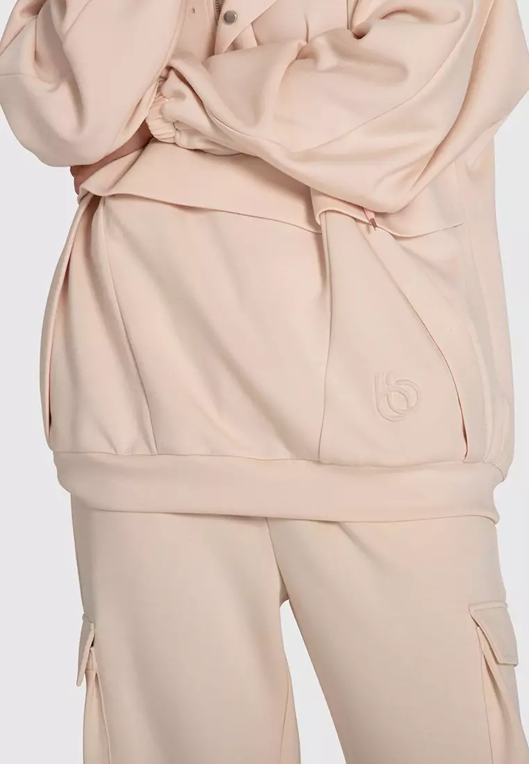 Belle & Bloom Best Of Me Panelled Hoodie in Cream