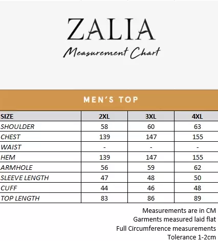 Plus Size Omar Collar Shirt