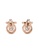 Her Jewellery gold Tangent Earrings (Rose Gold) - Made with premium grade crystals from Austria D85A6AC2386BBAGS_4