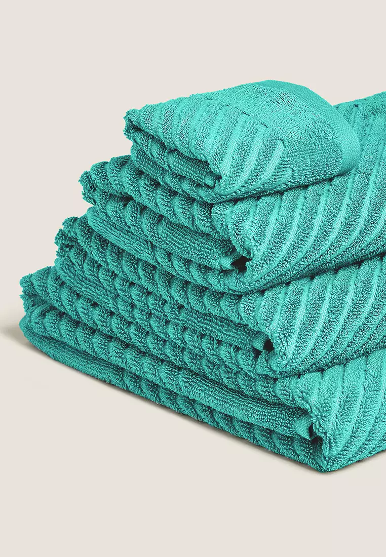 Pure Cotton Quick Dry Towel, M&S Collection