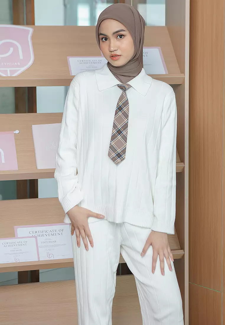 Metta Knit Set Broken White