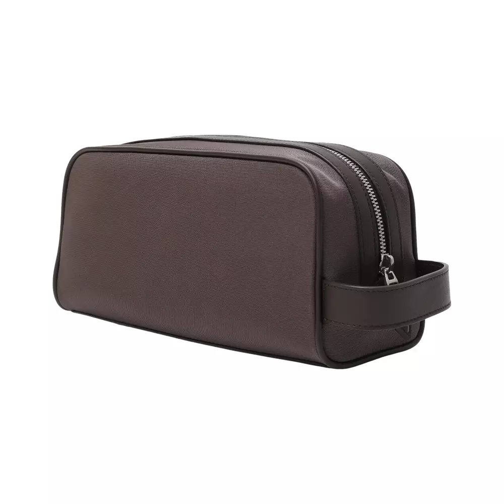 Code Nylon Wash Bag Mid Grey/Ebano