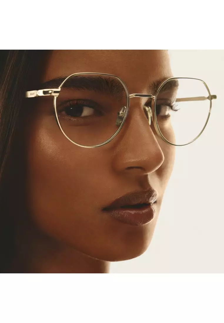 QUAY On Mute Optical Eyeglasses - Chocolate