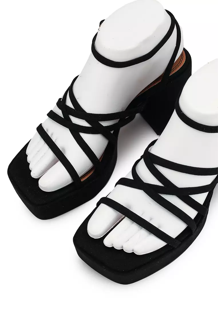 Hanon Strappy Platform Heeled Sandals