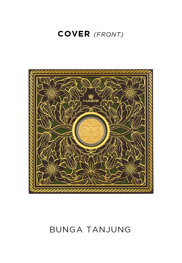 HABIB Ukiran Collection (Bunga Tanjung) | 999.9 Gold Wafer (0.20g)