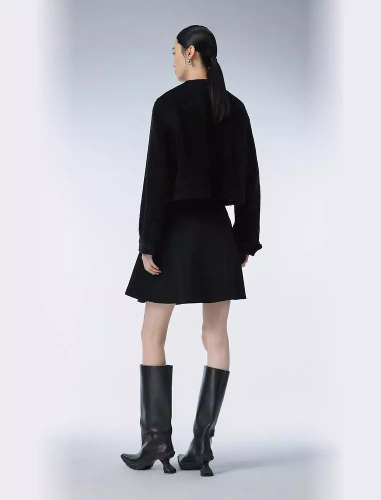 A-Line Short Waist Skirt