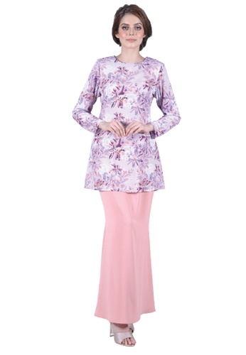 Kurung Elza from LARA NOUR in purple_1