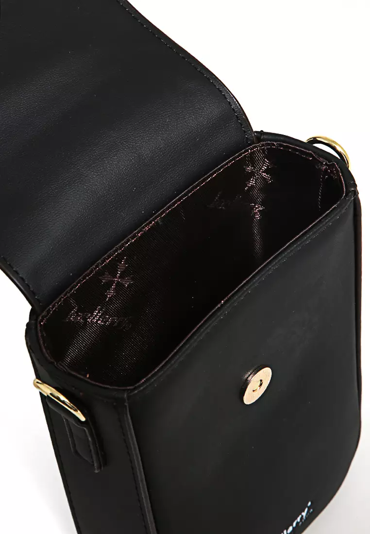 Sling Bag Tas Selempang Handphone Wanita Uniqe Design Large Compartment Material Leather ORIGINAL