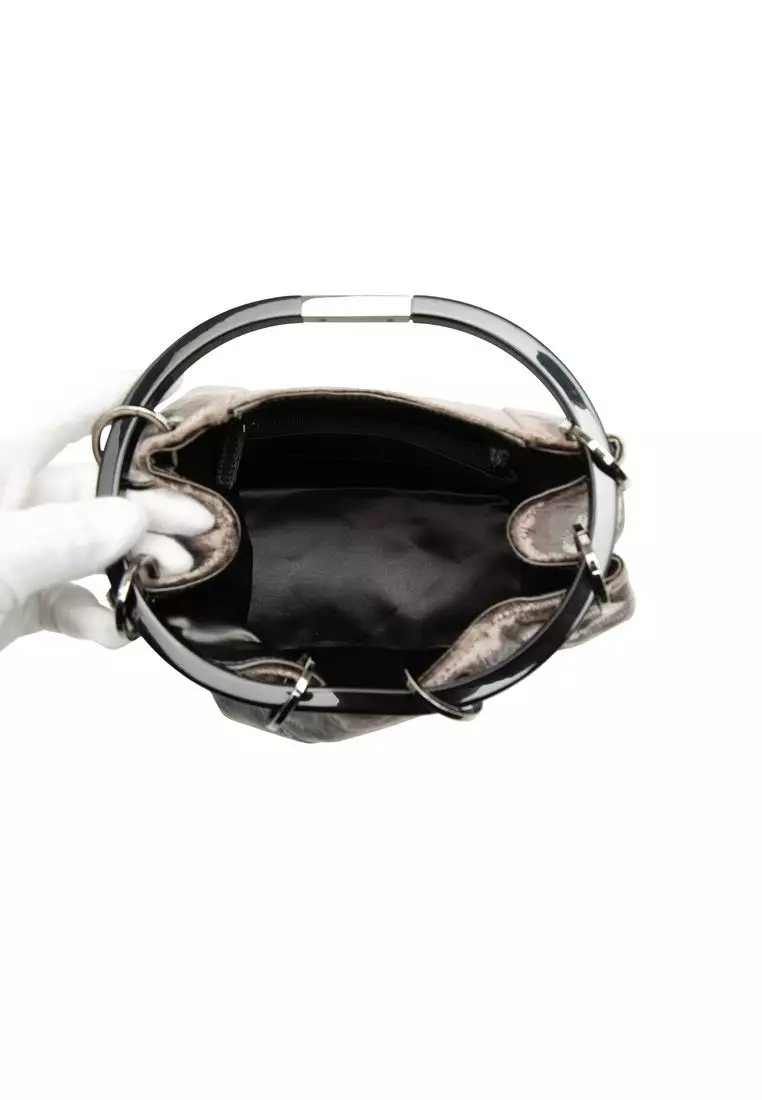 Pre-Loved Gucci Velvet Ring Bucket