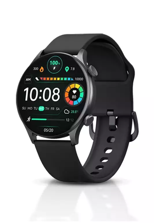 Solar Plus RT3 LS16 (Black) Smartwatch Fitness Tracker BT Phone Calls 105 Sports 7 Days Battery Life