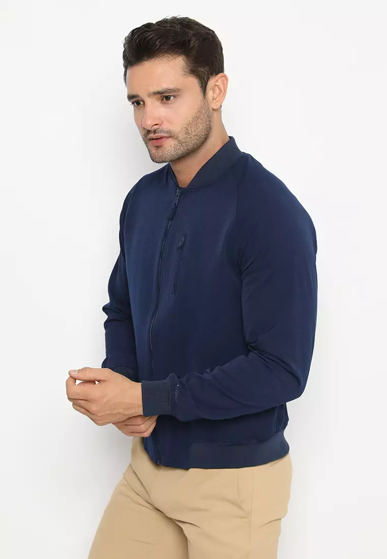 Jobb Olympius Jacket Pria Slim Fit Navy