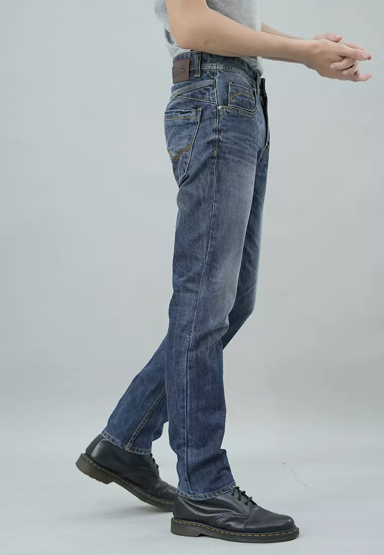 LGS - Celana Jeans Casual Pria - Jeans Denim - Washed - JPF.492.P103.A663.C