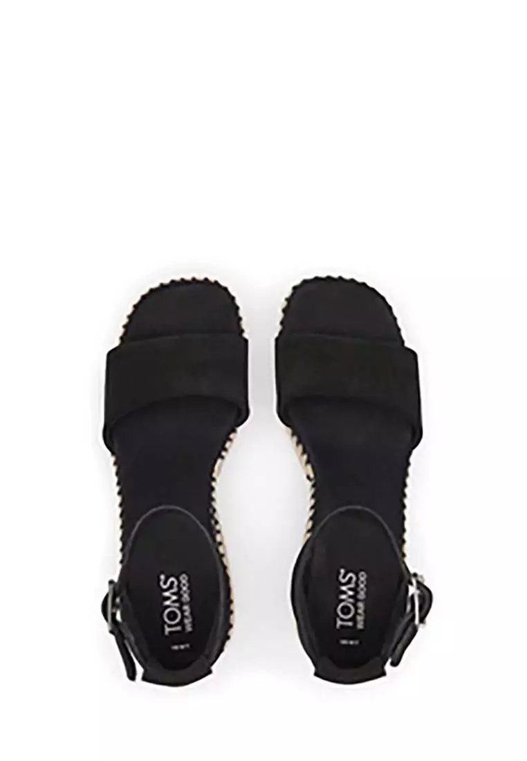 Buy TOMS Toms Women's Laila Sandals Black Suede 2025 Online ZALORA