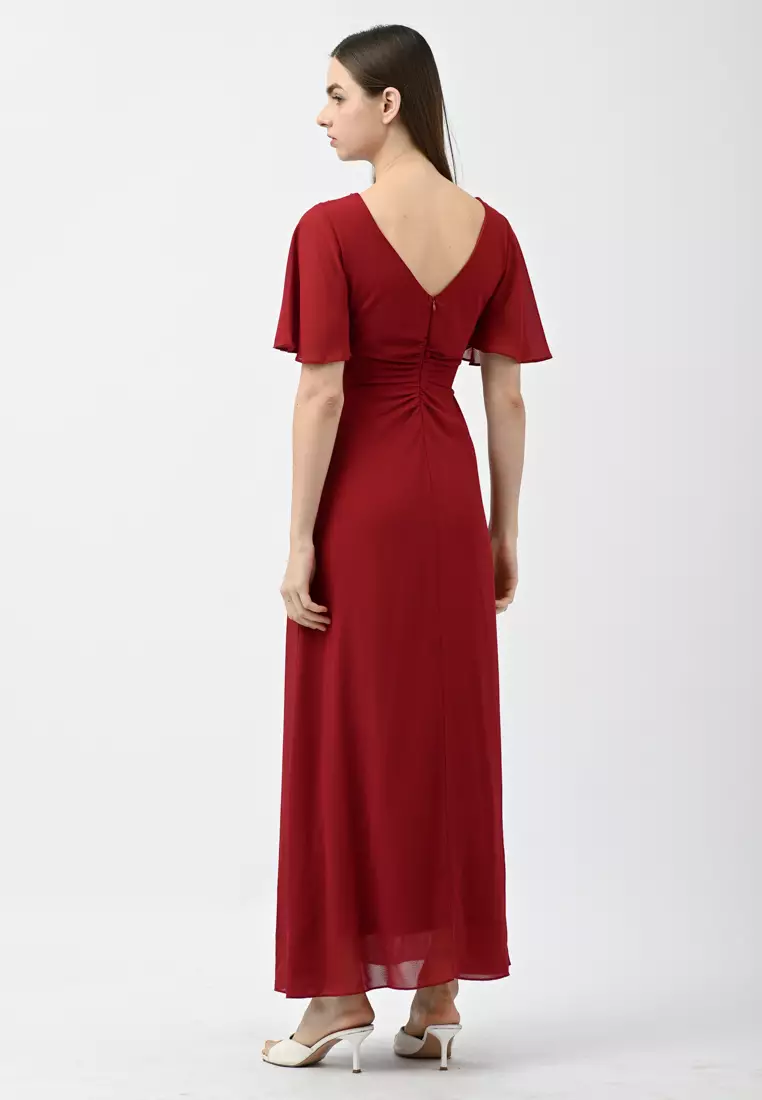 V-Neck Maxi Dress