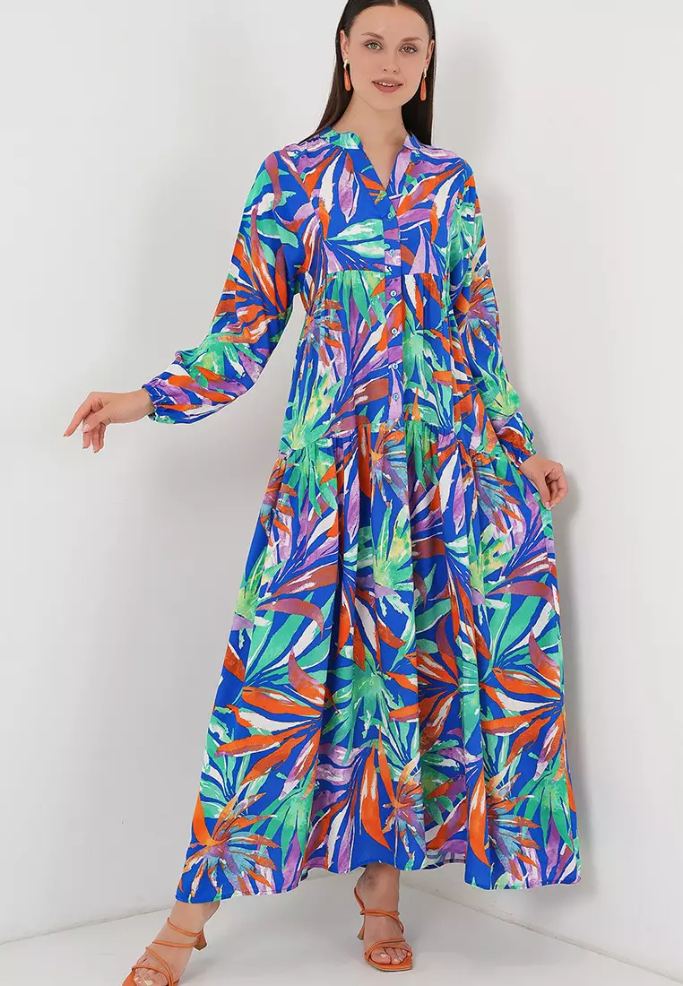 Modest Viscose Maxi Dress