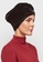 KASHKHA black Soft corduroy velvet turban-BLACK 01084AA6D6E922GS_3
