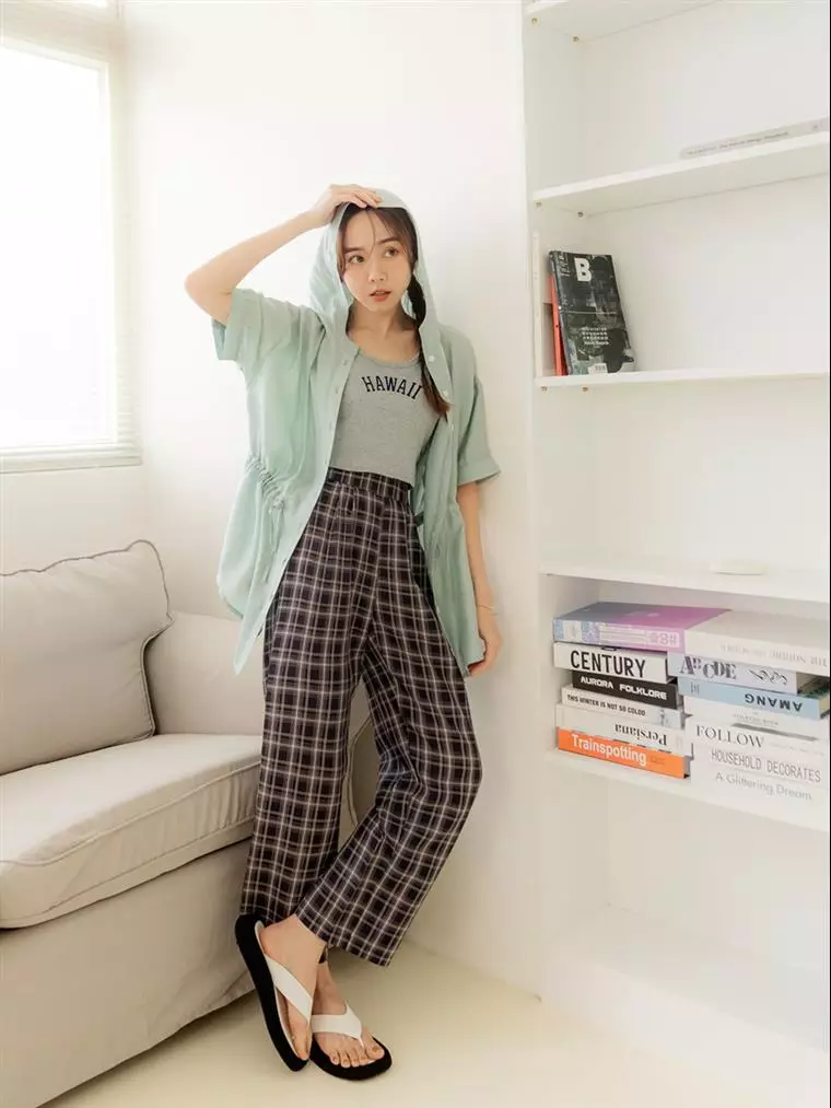 Tartan harem cheap pants