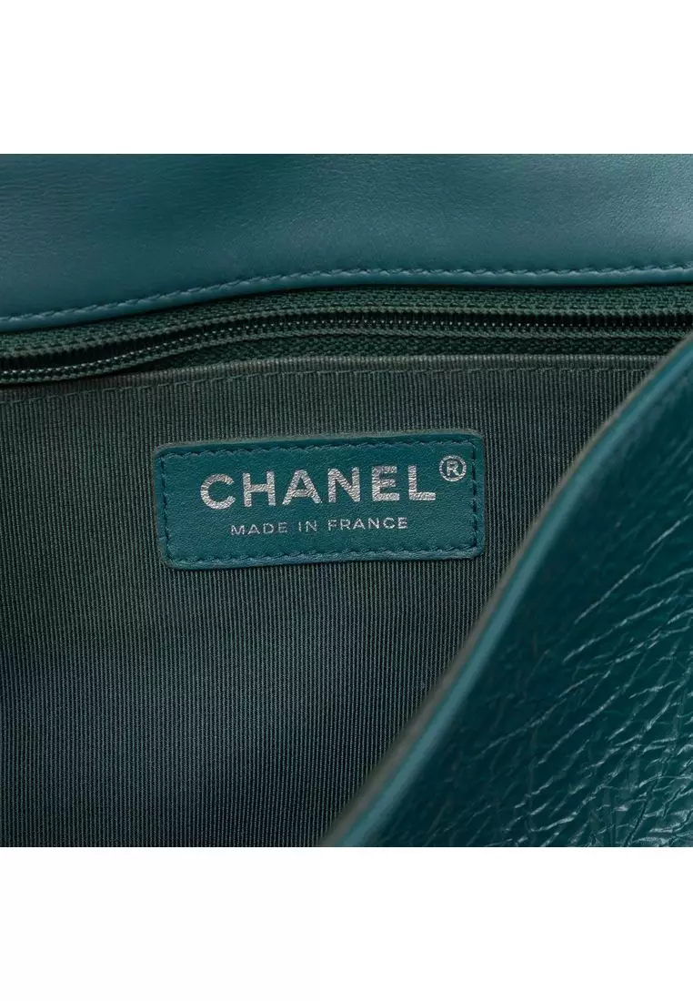 Pre-Loved Chanel Medium Quilted Crumpled Calfskin Bi Vintage Full Flap