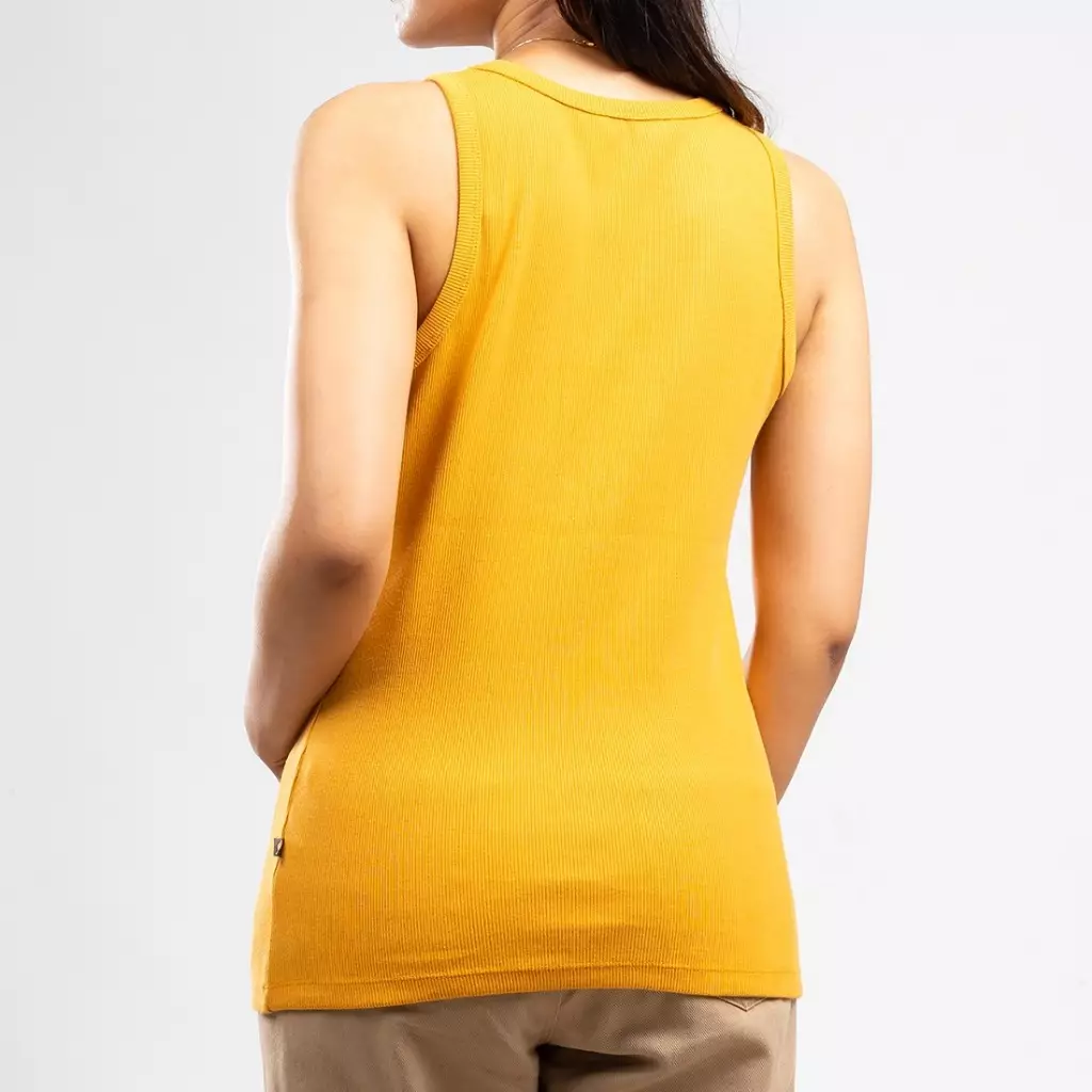 C2 Levany Yellow Tanktop Wanita - Basic Rib Tanktop Wanita