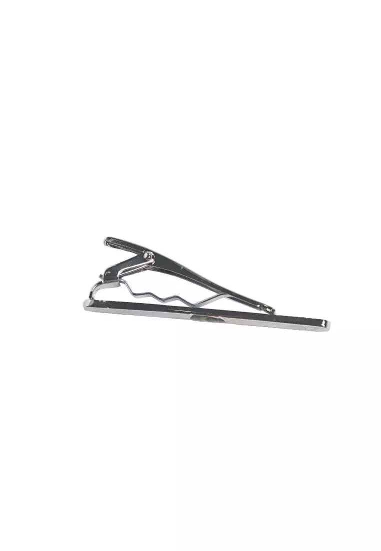 Houseofcuff Pin Tie Jepit Dasi Slim Silver A13