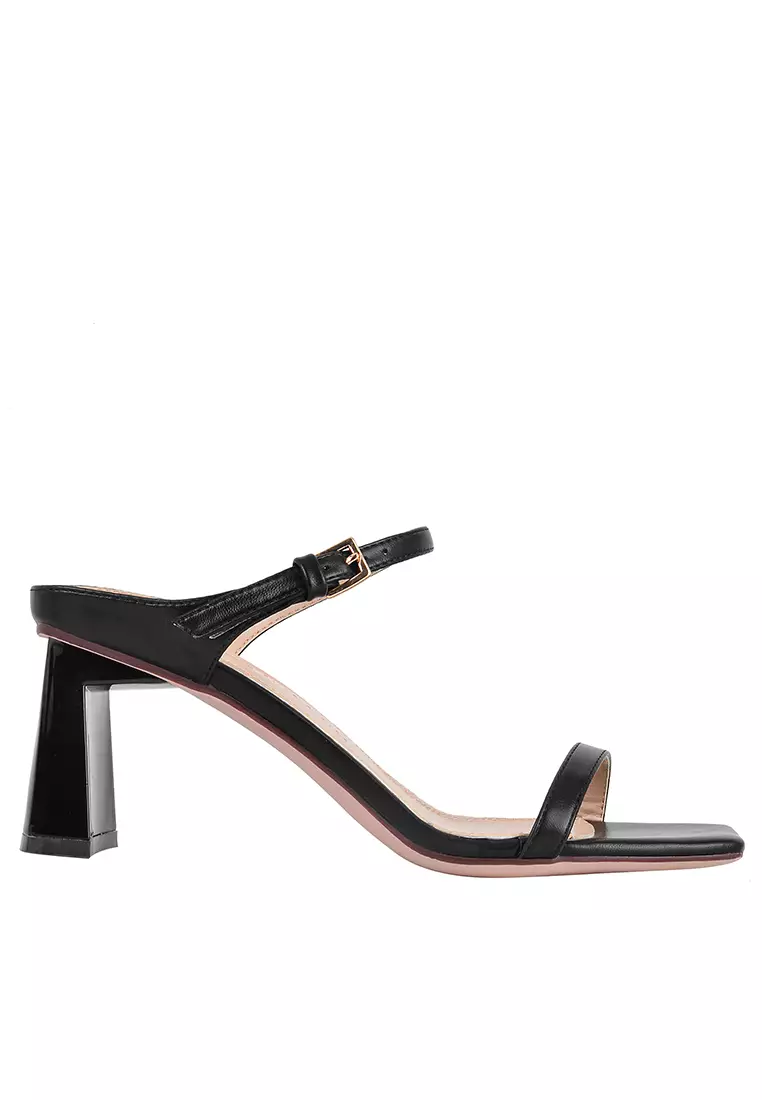 7CM Square Toe Strap High Heel Sandals XJ3638-10