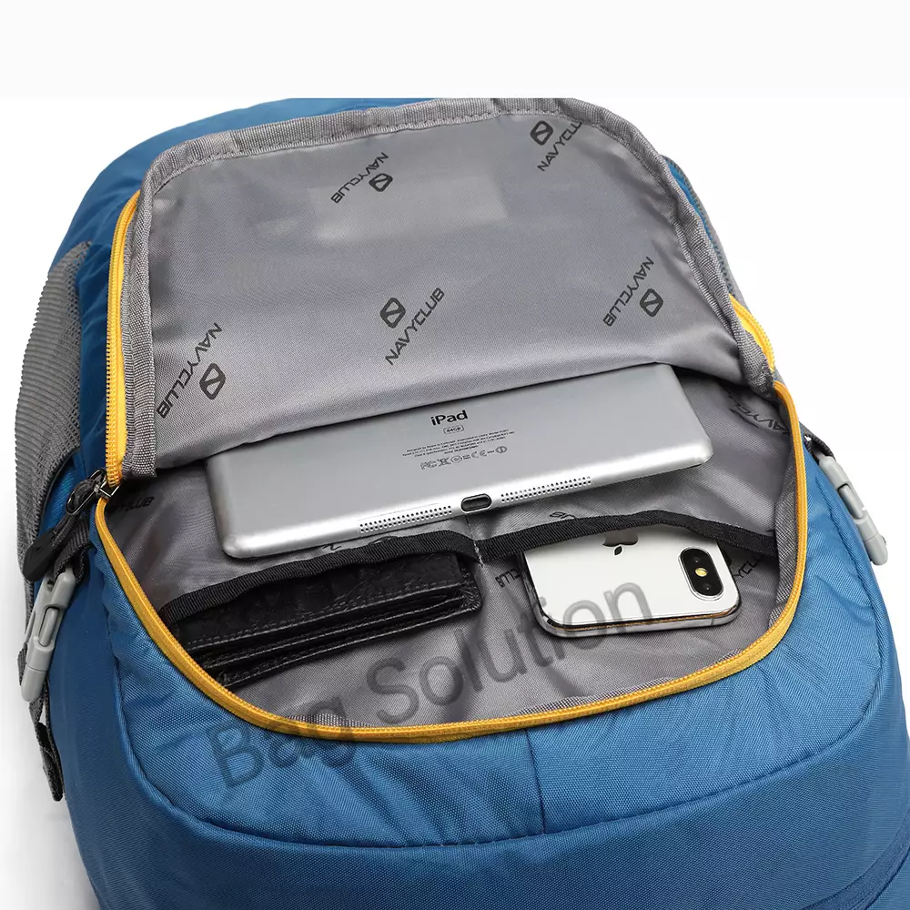 Navy Club New Arival Tas Ransel Kasual HFGG - Tas Ransel Pria Tas Ransel Wanita Tas Punggung - Backpack Up to 14 inch - Tas Laptop Daypack 23 Liter - Free Bag Cover