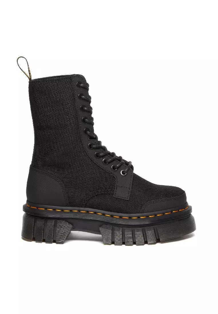 Discount on Dr. Martens  shoes - SKU: Audrick 10-Eye Leather Platform Boots