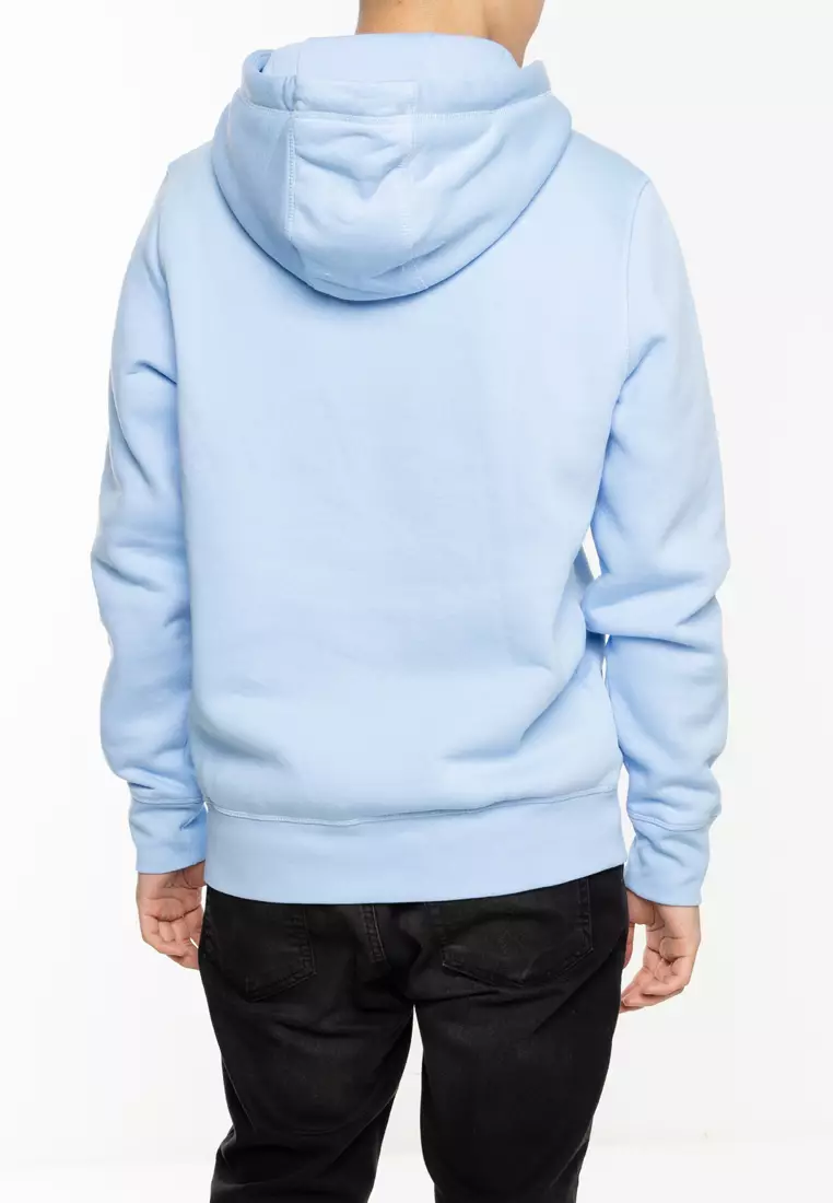 Buy Tommy Hilfiger Logo Embroidery Drawstring Hoodie - Tommy