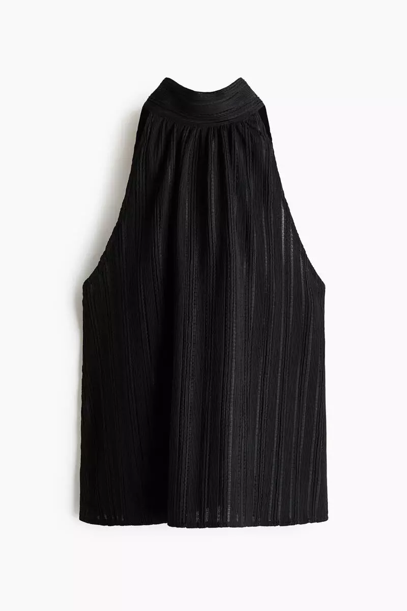 Textured jersey top