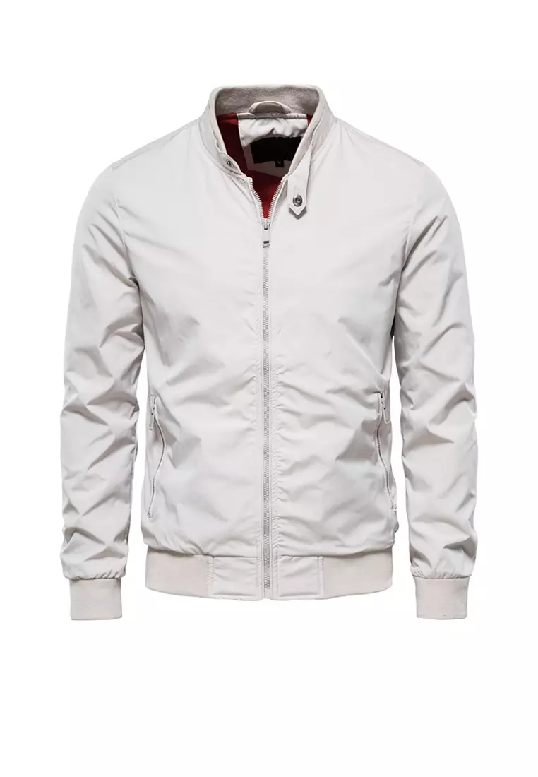 White baseball clearance jacket