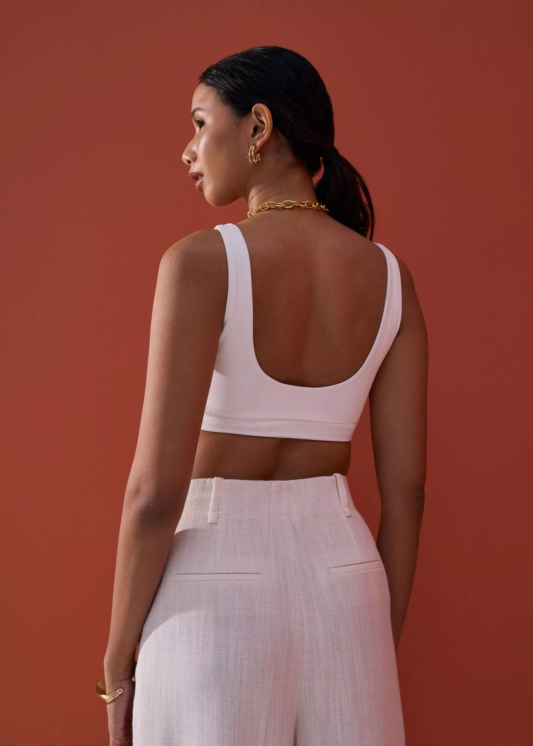 Atasan Wanita - BraFree by LB Jersey Scoop Neck Bra Top