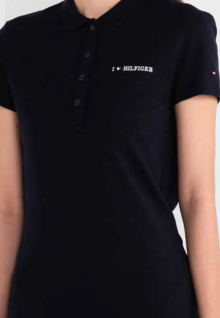 Buy Tommy Hilfiger I Love Hilfiger Slim Polo Shirt 2024 Online | ZALORA ...