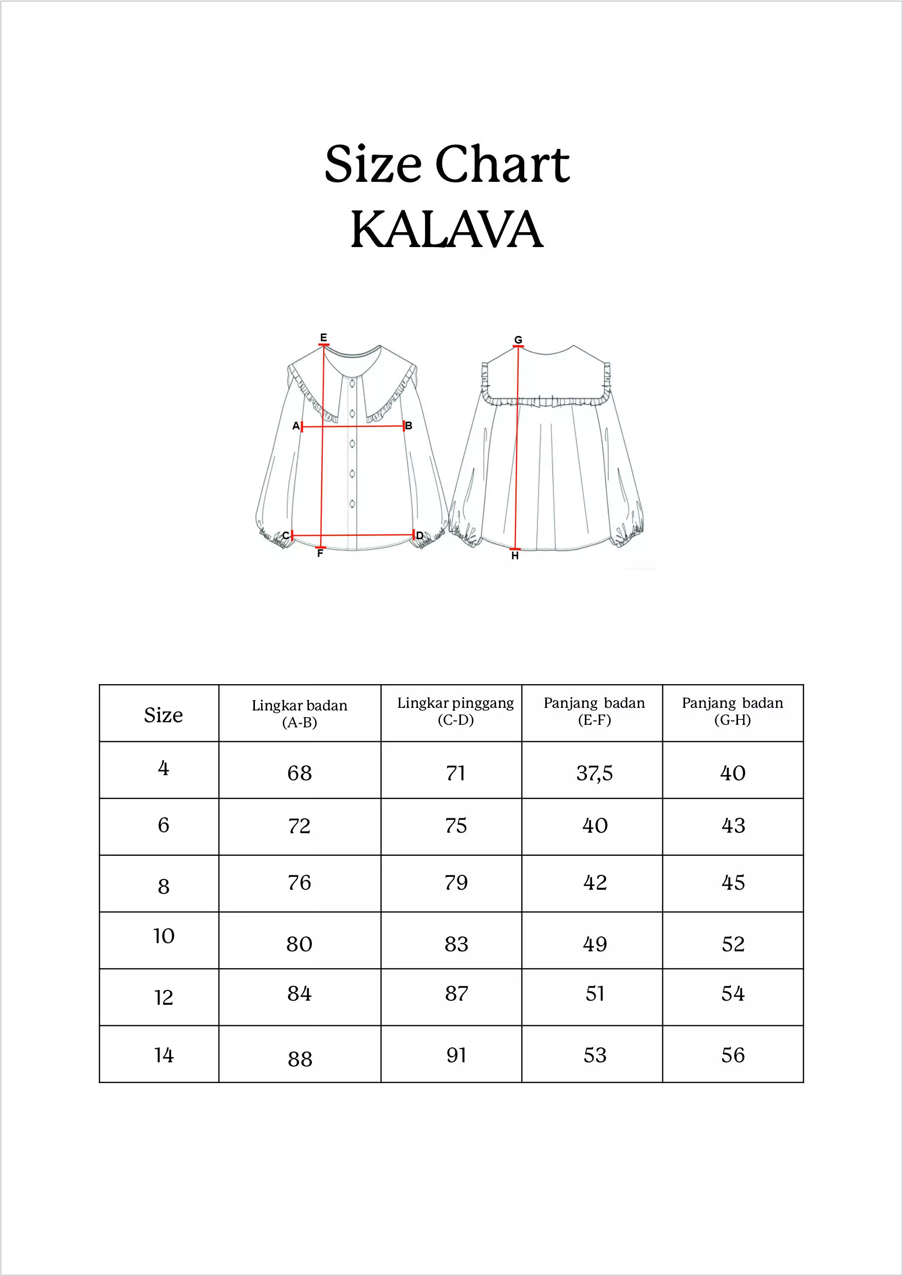 Pito Dito Girl Kalava Blouse Panjang Anak Coksu Motif Polkadot