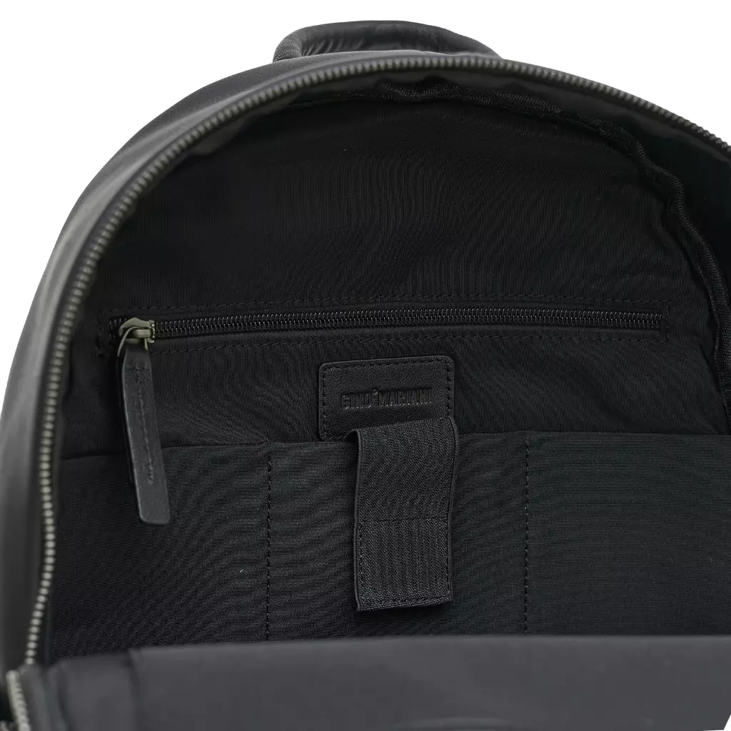 Backpack Tas Ransel Pria Kulit Gino Mariani Bristol Black
