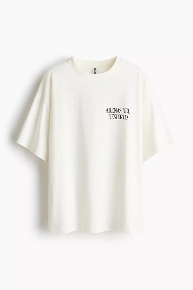 Oversized print-motif T-shirt
