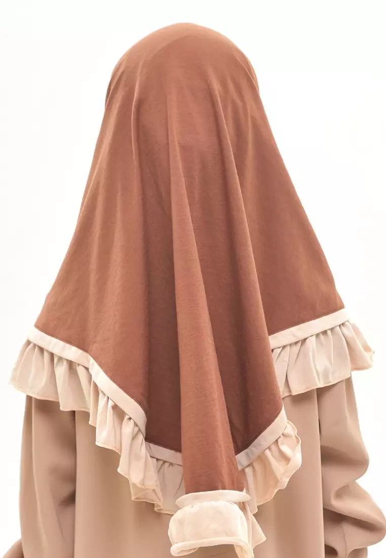 Rabbani - Kerudung Instan Anak Bani Batuta Krukid Chinami - Spiced Apple XS (3-4th)