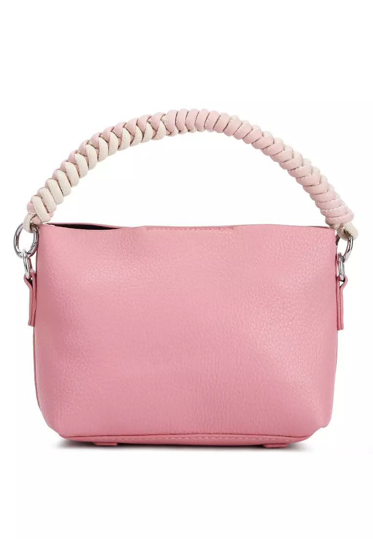 Cable Cord Strap Mini Bag In Rose