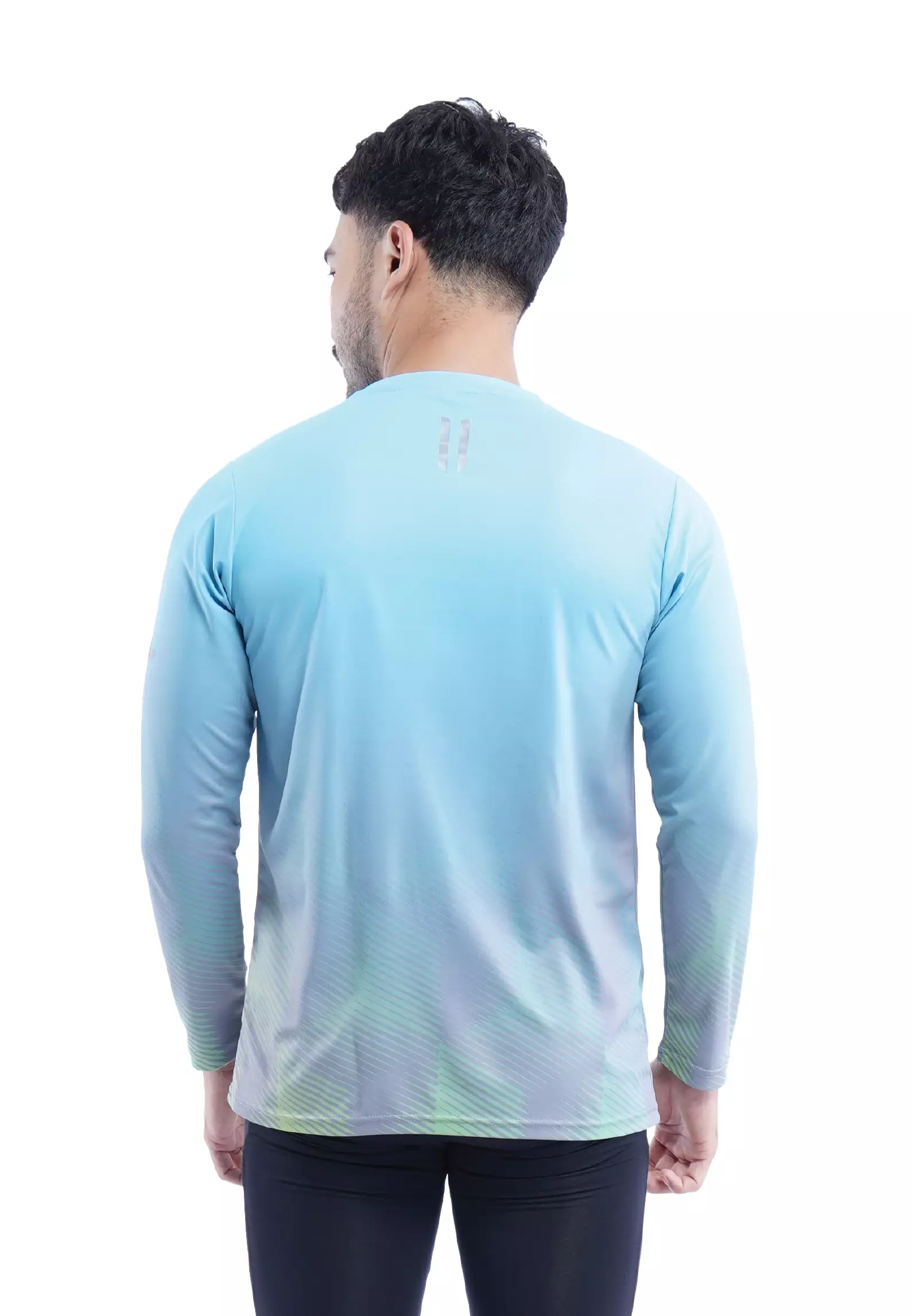 Tiento Jersey Running Anti UV Baju Olahraga Lari Pria Lengan Panjang Kaos Dryfit Long Sleeve Men Xceleration
